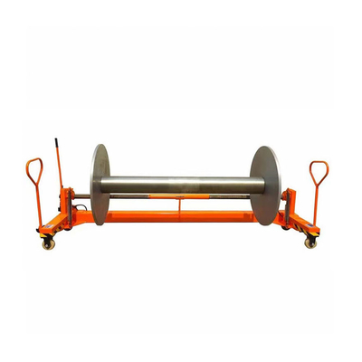 Customized Manual Warp beam trolley Hydraul Transport cart